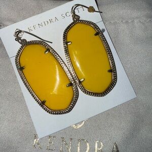 Kendra Scott Danielle Yellow Earrings